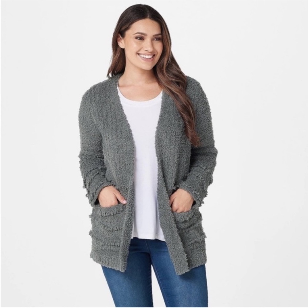Barefoot Dreams Cozy Chic Boardwalk Cardigan Women’s Medium